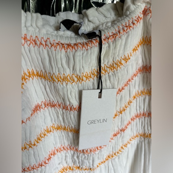 CUTE White Summer Flowy Dress | Greylin | Coastal Cowgirl Vibe - Picture 6 of 9